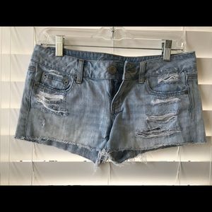 American Eagle distressed shorts size 2